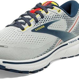 Brooks Men Ghost 14 Grey/Titan/Maize Size 10.5 (Brand New)
